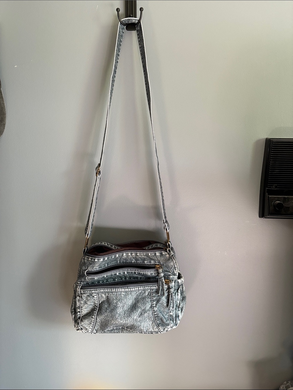 Jean color Crossbody Shoulder Bag